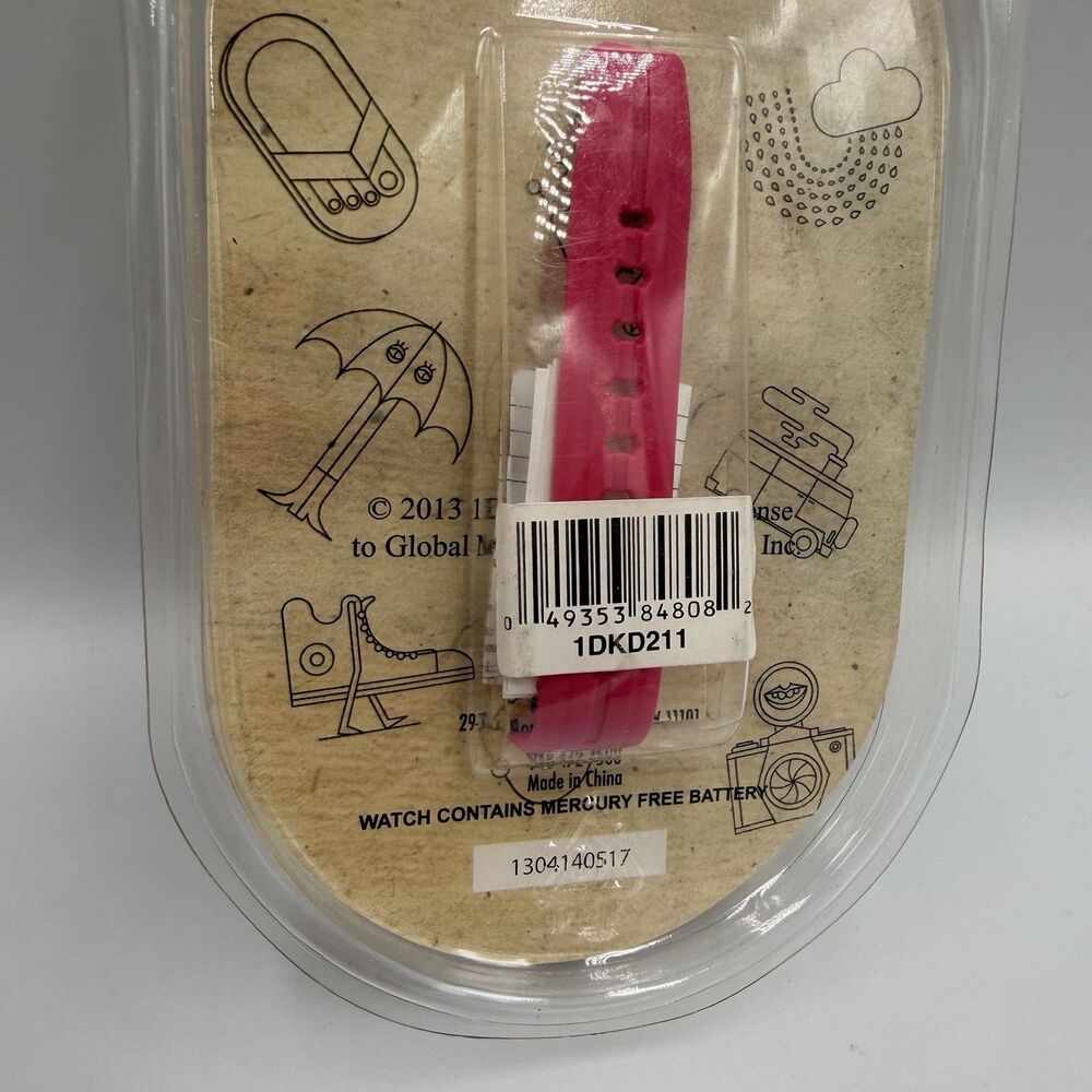 One Direction 2013 LCD Watch Pink Sealed New 1D Harry Liam Zayn Louis Niall - Picture 7 of 10